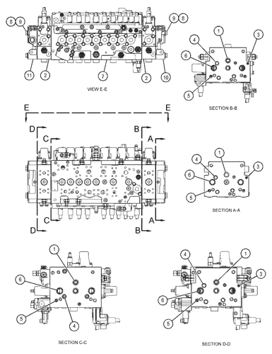 5168626 VALVE & MTG GP-MAIN CONTROL Parts scheme