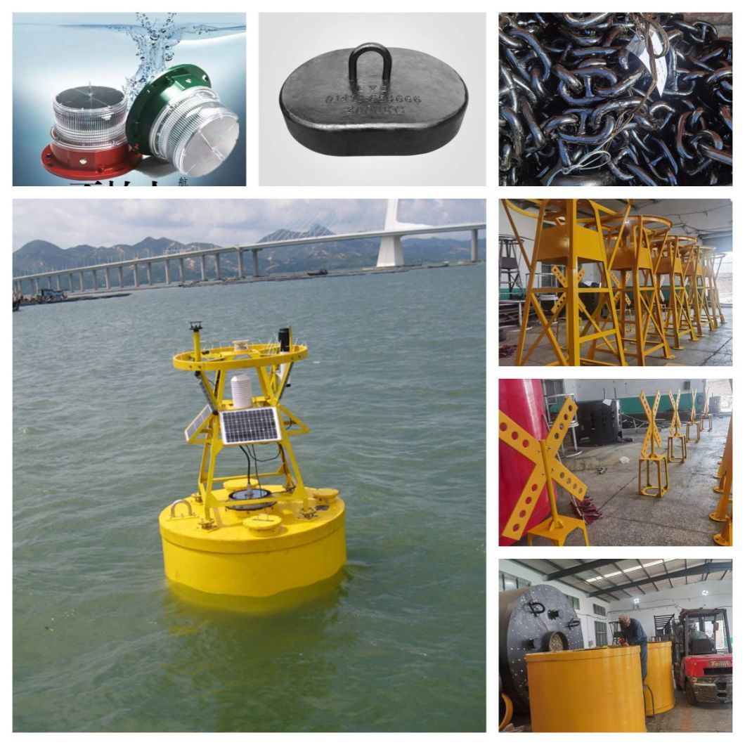HDPE Quick Leadtime Diameter 1800mm Marine Fairway Navigation Aids Buoy for Boat Safety Ship Channel Buoy