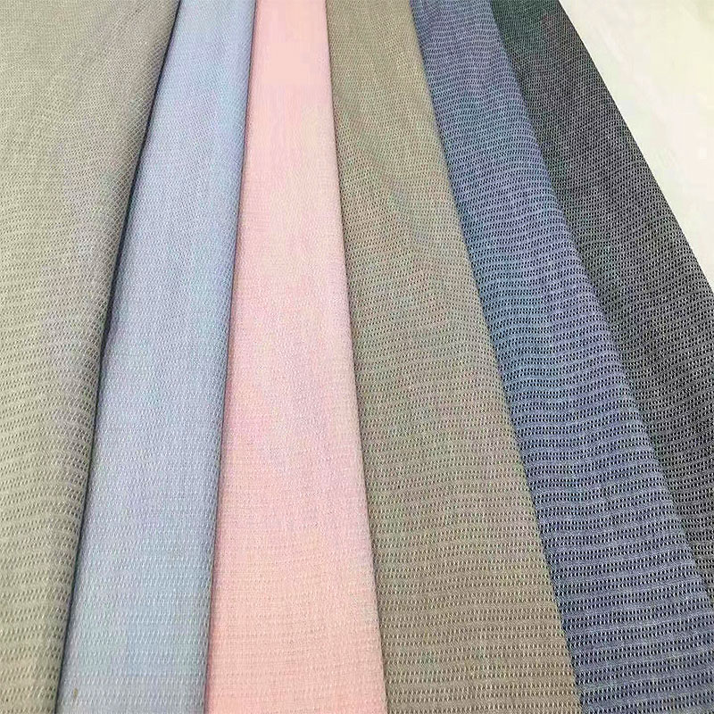 Online wholesale soft woven plain cotton shirt textile material fabrics jacquard cotton fabric