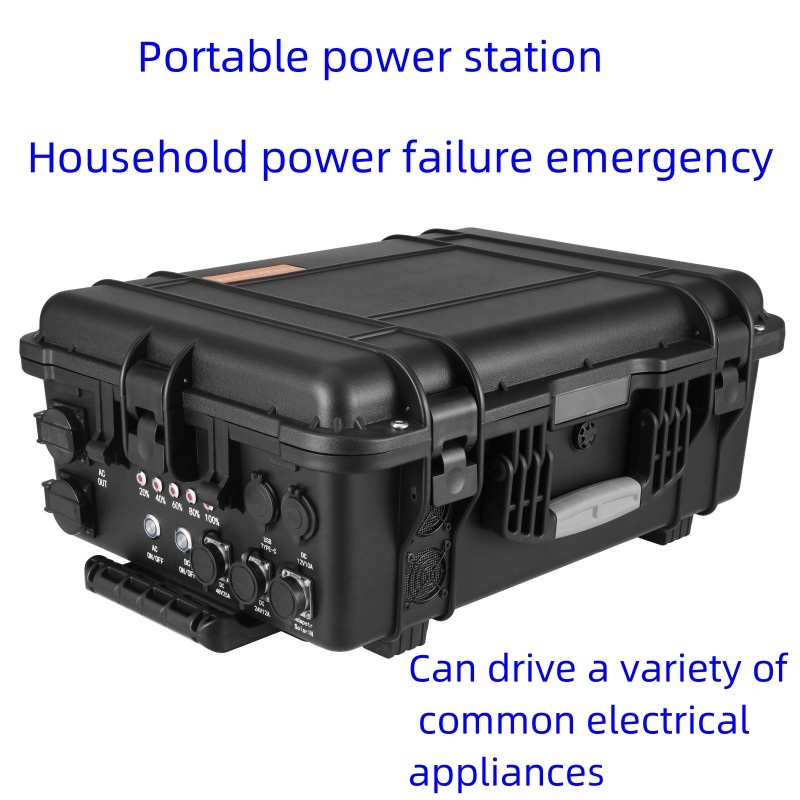 3000W Power Station LiFePO4 Super Fast Charge Home Portable Power Station Outdoor Medical Solar Generator