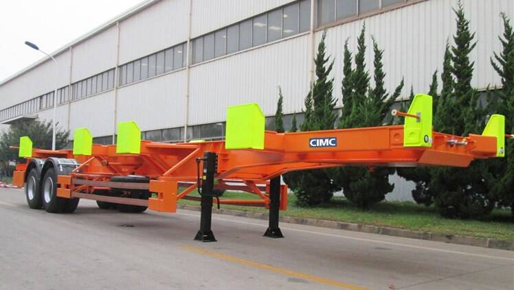 Shipping Combo 12500MM JOST 20 Foot Container Chassis