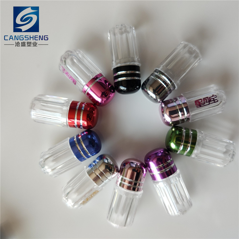 Empty Small Plastic Single Capsule Bottles for Packaging Rhino 69 Health Care Capsules Pills