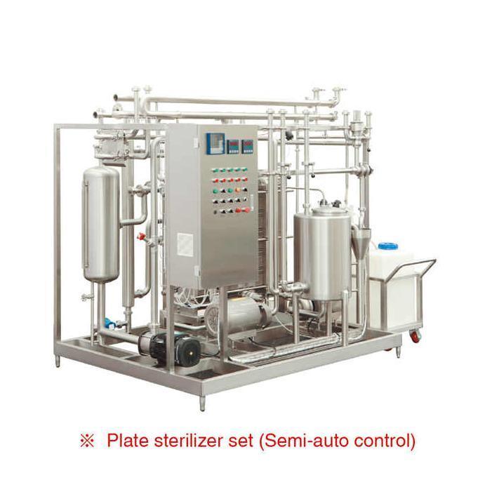 Full Automatic 1000L/H Plate Milk Pasteurizer Machine