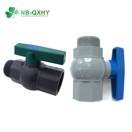 Male to Female Thread Ends PVC Plastic Ball Valve for Agriculture