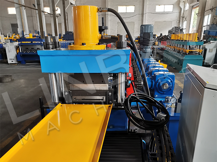 Chain Drive Cast Iron Structure Automatic Cable Ladder Tray Roll Forming Production Line