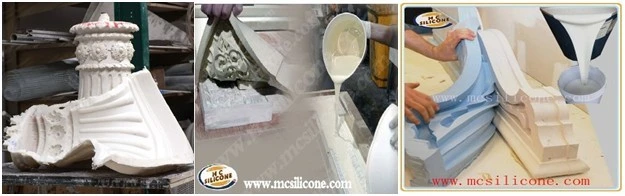 RTV-2 Silicone Rubber for Plaster Cornice Mold Making