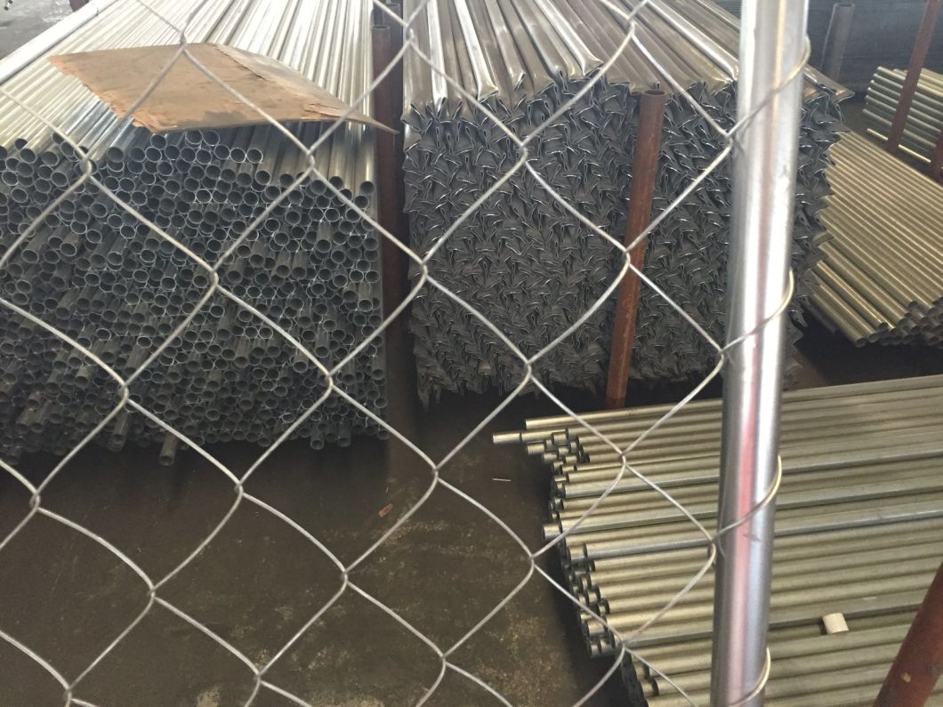 Hot DIP Galv Wire Chain Link Temporary Fence