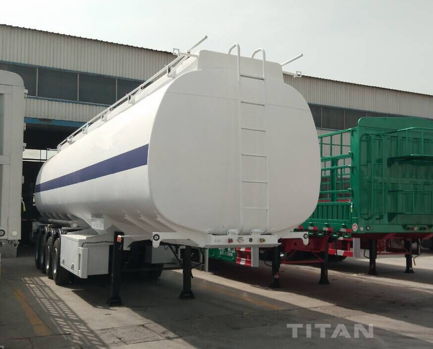 fuel tanker trailer with 45000 to 50000 liter stainless steel tank that can handle high salinity water have high quality