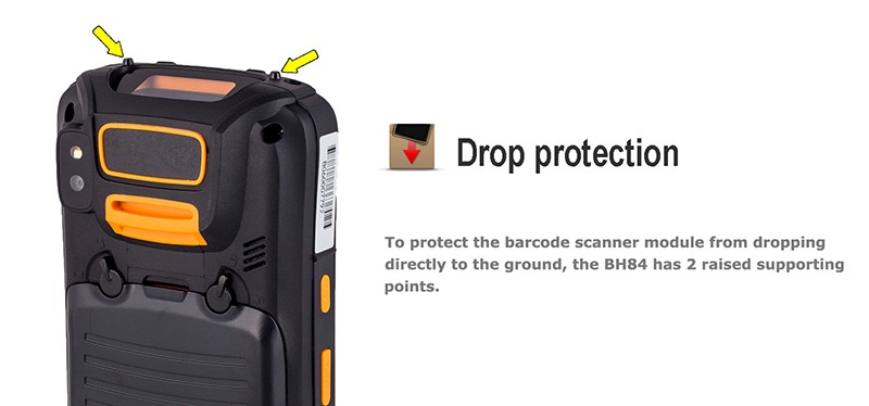 Cheap barcode data collector with BATL BH84 S855 barcode scanner handheld pda android 4.4.2 wifi 3G 1GB+4GB