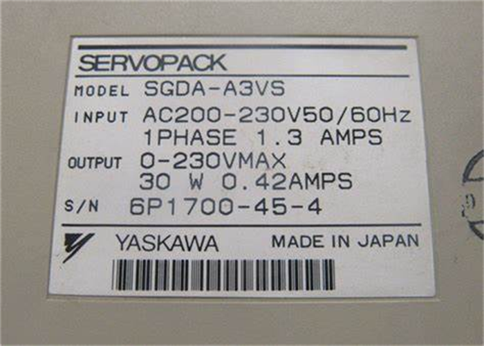 Yaskawa SGDA-A3VS Servo Drives Sigma Series Brand New In Box 0