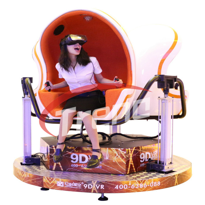 Multi Players Interactive 9d Virtual Reality Cinema With Rotating Platform