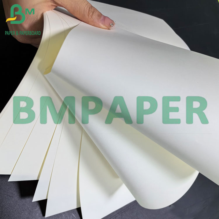 55gsm 58gsm Uncoated Cream Woodfree Papel Ivory Good Smoothness Offset Paper