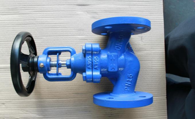 Globe Soft Seated Stop Valves PN 16 , Flanged Globe Valve Ends DIN 2533 Face To Face 1