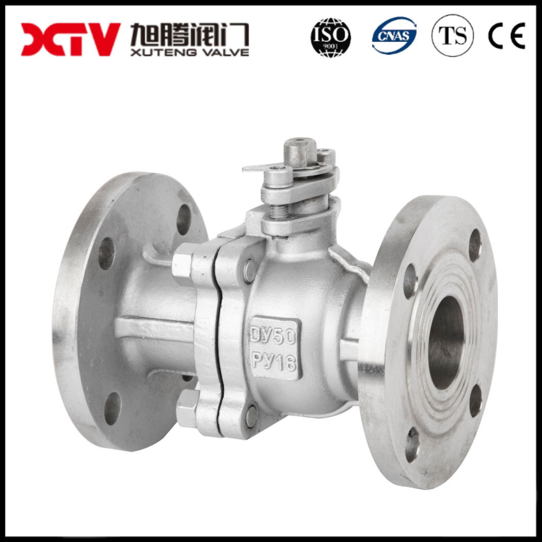 Xtv GOST Carbon Stainless Steel Flanged Ball Valve (PN10-40)
