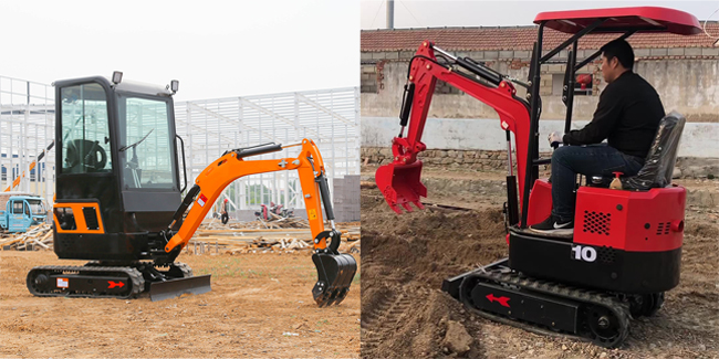 ISO9001 2.6Ton Arm Cylinder Excavator With Rubber Track Excavator 0