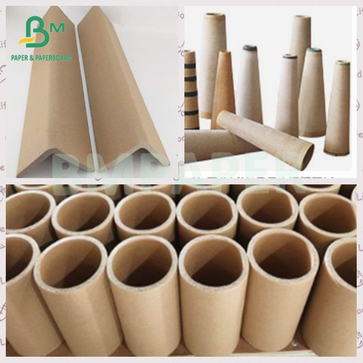 Uncoated Recycled Pulp 400gsm 500gsm Paper Tubes Cardboard Roll