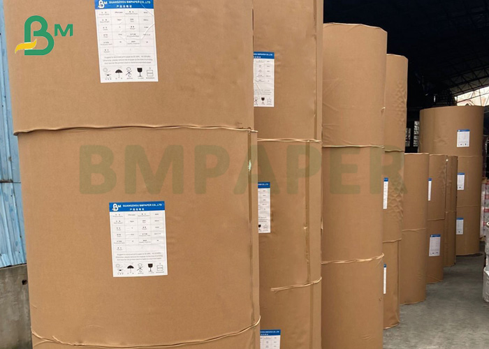 30 - 450 gsm Oil Proof PE Coated Kraft Paper For Food Packaging boxes