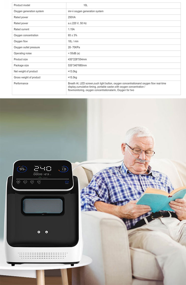 Low Price Factory Portable Medical Oxygen Concentrator 10litar oxygen-concentrator medical grade
