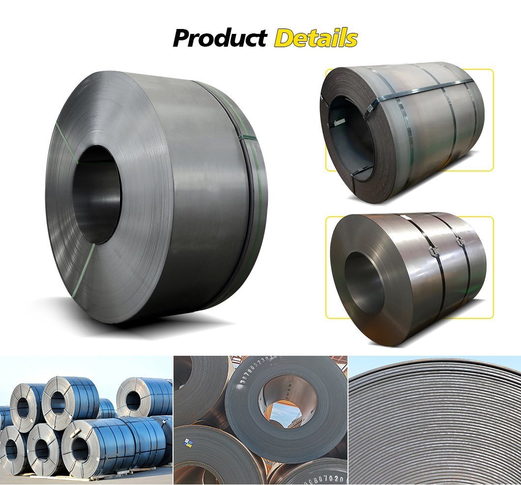 HRC Hr Hot Rolled Steel Coil Price 10mm 12mm 16mm 3mm 8mm A36 Black Annealed DC01 Mild SAE1006 Ss400 Thickness 14mm Per Ton Carbon Steel Coil