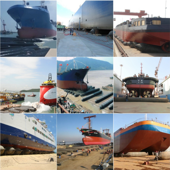 Good Performance Ship Launching Airbags For Underwater Engineering Buoyancy Aid