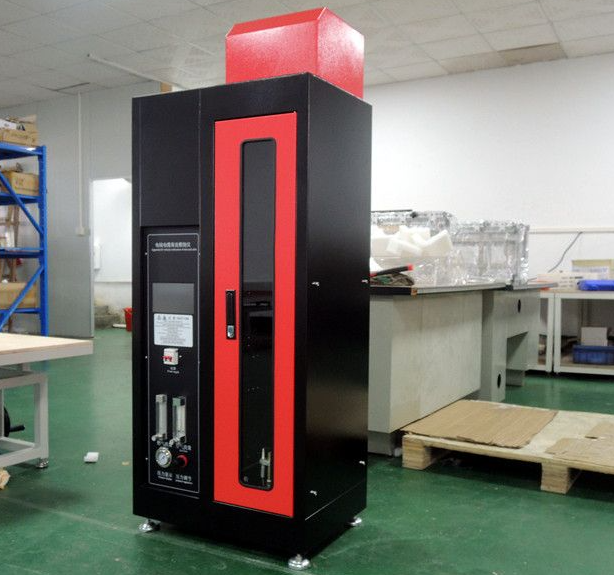 EC60332/EN50265-1 Single Cable Vertical Flaming Test Machine Cable flammability assessment Chamber