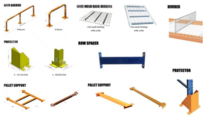 Double Deep Warehouse Pallet Racking Systems Steel Pallet Rack