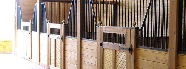 European Low Horse Stable Fronts Heavy Duty Adjustable Hinges CE Standard