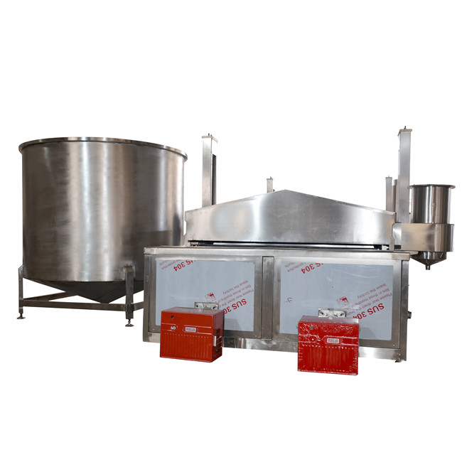 Automatic Industrial Gas Continuous Fried French Fries Frying Machine