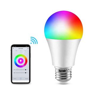 China Music Wifi Color Changing Light Bulb 80Ra Stereo Audio Wifi Bulb With Speaker Remote Control on sale 