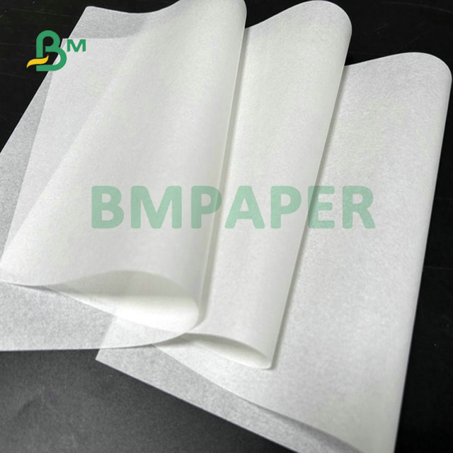 33gr 35gr 38gr Bleached Coating Greaseproof Paper For Wrapping Food 1000mm 1100mm 
