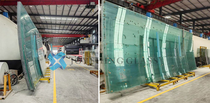 Curved Toughened Laminated GLass