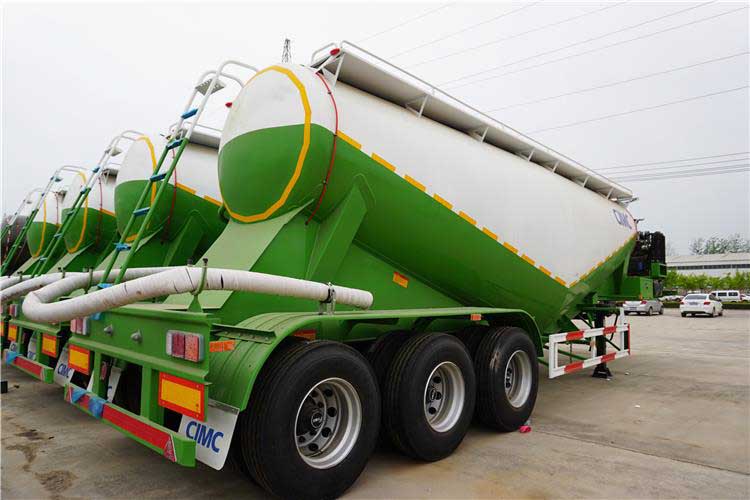 50 Ton Pneumatic Sand Dry Bulk Cement Tanker Trailer-CIMC Trailer