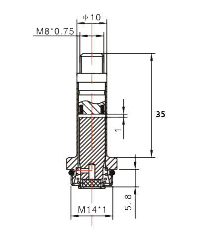 Dimension of BAPC210029002 Armature Assembly: