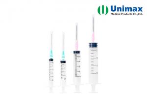 China Unimax Medical 1ml 30ml Disposable Injection Syringe on sale 