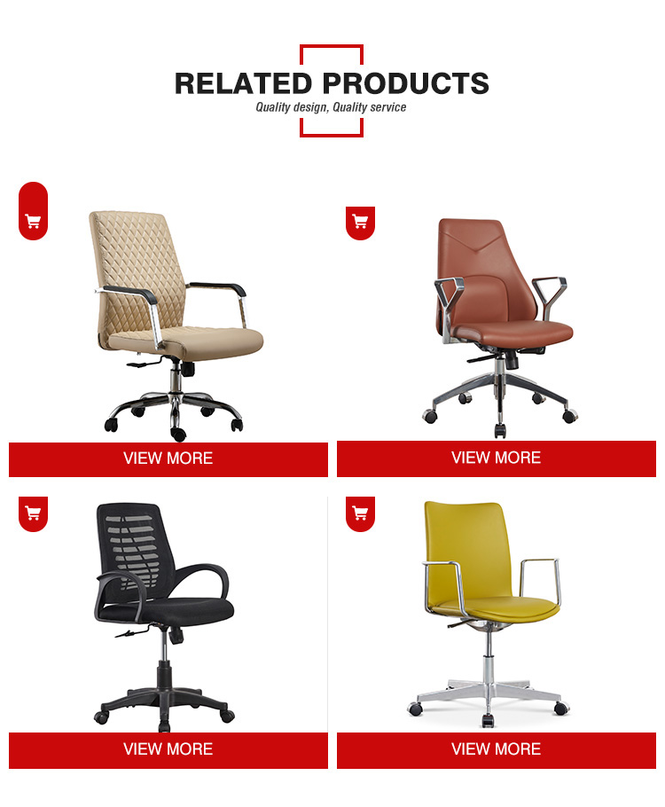 Factory Directly Staff .Medium Back Visitor Chair With Metal Legs