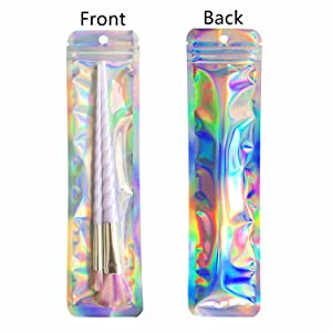 holographic bags for pens cheap egticlive 100 pack resealable mylar bags, holographic color heat