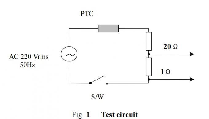 Degaussing 18 OHM Positive Temperature Coefficient PTC Thermistor MZ71-18RM 3