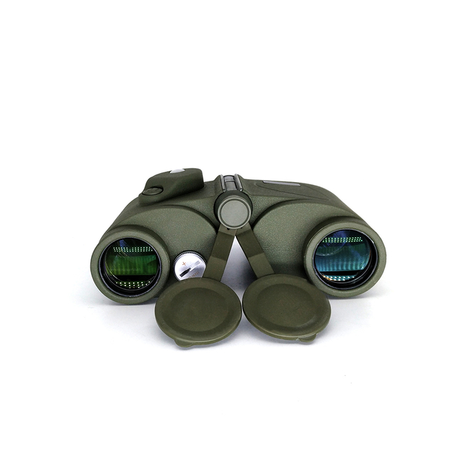 Long Distance Military Green 8x30 Day Hunting Binoculars with Rangefinder Compass 2