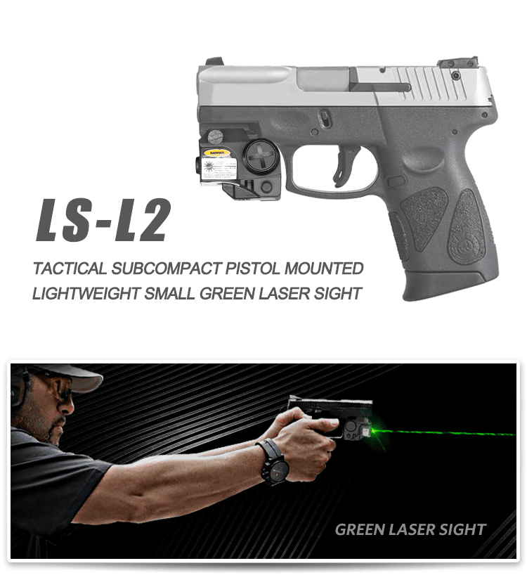 RichFire pistol mounted 532nm glock 23 glock 17 laser sight laser scope