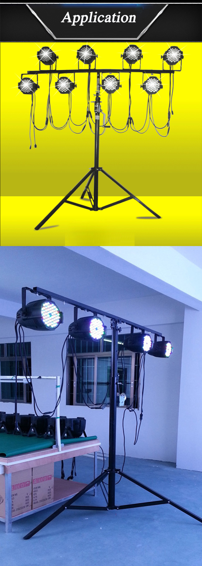 4.5m Mobile Lighting Stand Truss Tower Stand with 2 Clamps