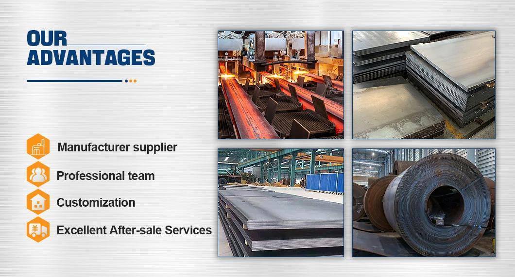 High Quality of ASTM A36 Middle Thickness Hot Rolled Steel Sheet Carbon Steel Plate Manufacturer