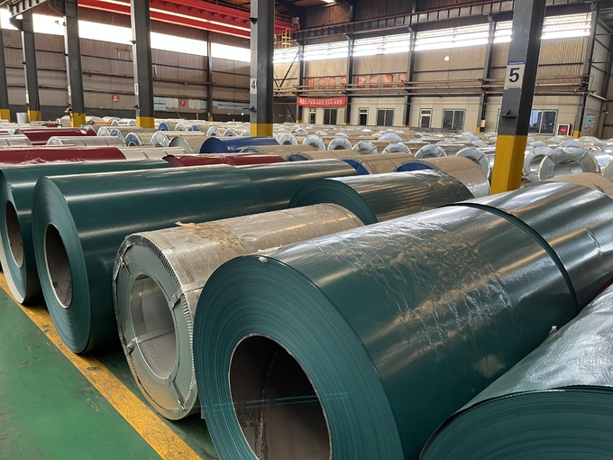 Hot Dipped Color Coated Gi Sheet DX51D SGCC Standard Prepainted Galvanized Steel 2