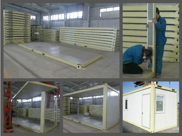 Mobile finished living prefabricated house 20ft container design for sale