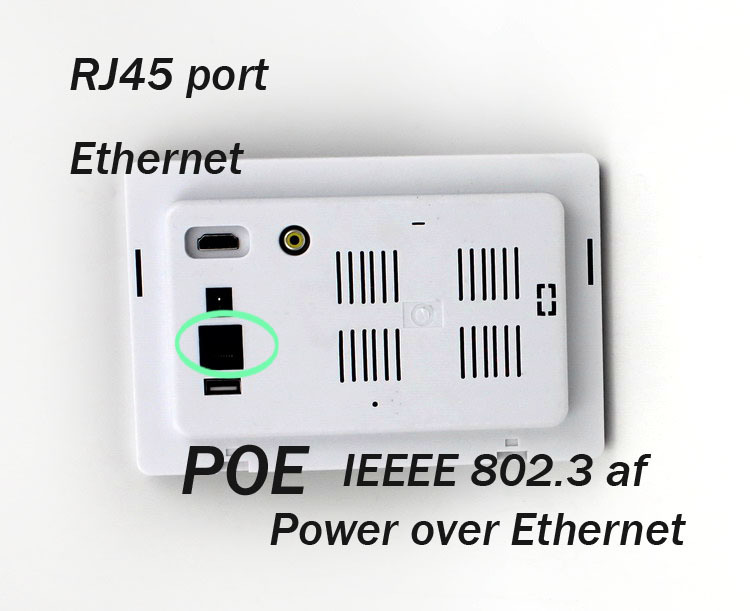 Wall Mounted POE Panel PC For Door Access Control