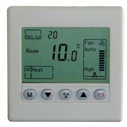 China Flexible LCD Room 2-pipe FCU Digital Thermostat ICD Display in Modules for sale