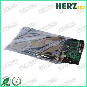 China 0.10mm thickness Vacuum ESD Shielding Bags for PCB motherboard on sale 