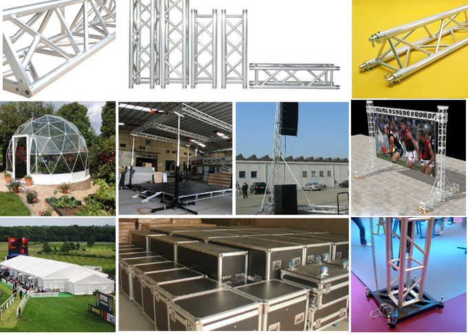 Customized Aluminum Circle Lighting Truss Structure For Outdoor Event 3