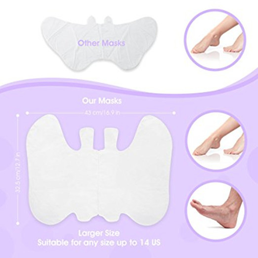OEM/ODM Brand logo factory sale exfoliating foot peel mask