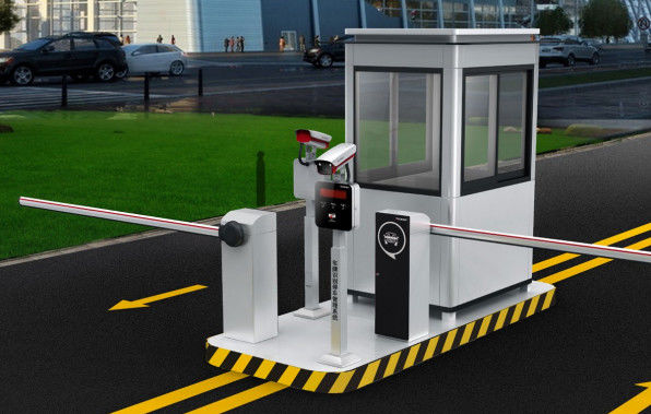 Automated Intelligent Lpr Parking System , Parking Barrier Gate System Ce Approval 0