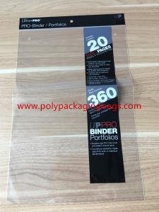 China Custom Transparent Packaging Poly Bags For Stationery , Gift , Hair Extensions wholesale